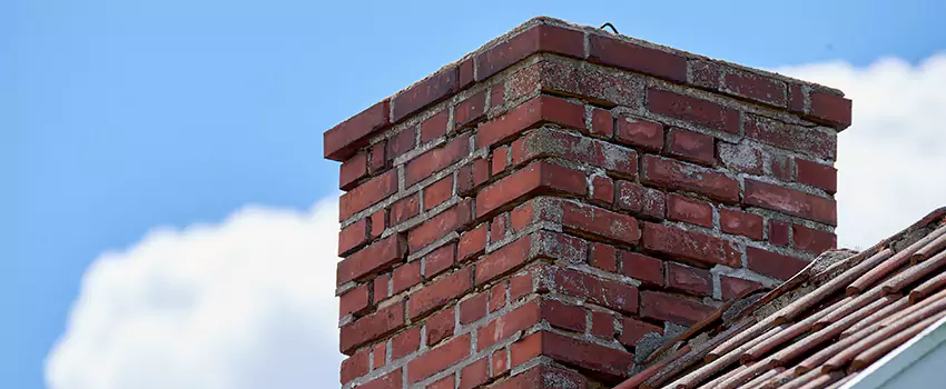 Brick Chimney Flue Installation in Milton, MA