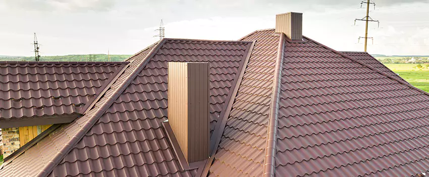 Residential Chimney Flashing Restoration in Milton, MA