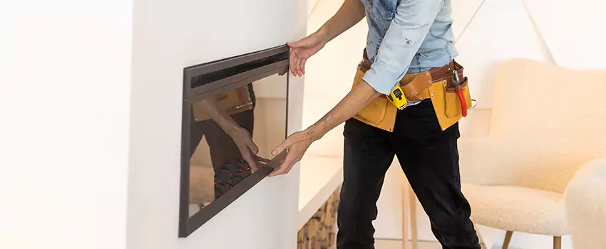 Metal Fireplace Installation in Milton, Massachusetts