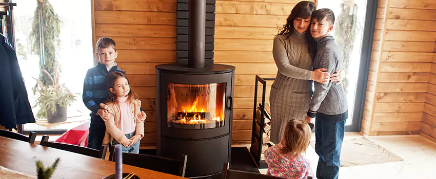 Morso Cast Iron Fireplace Insert Installation in Milton, Massachusetts