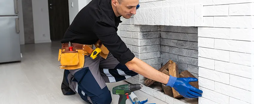 Fireplace Damaged Damper Frame Repair Services in Milton, Massachusetts