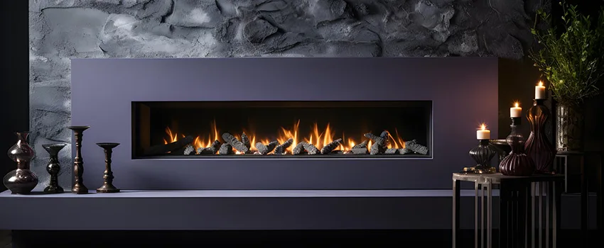 Ember Bed for Ventless Gas Fireplace in Milton, MA