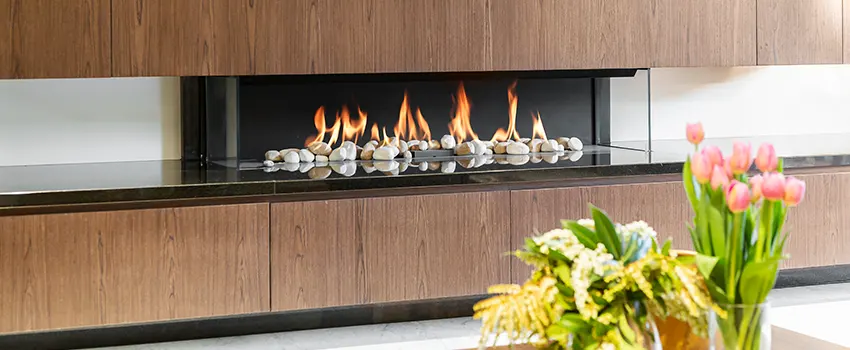 Double-height Fireplace Design Refurbishment in Milton, Massachusetts